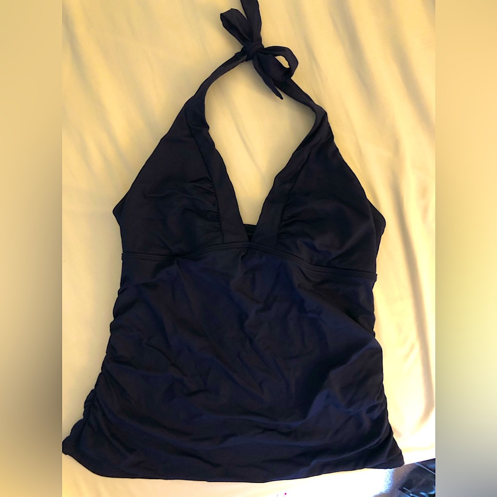 Athleta navy blue Tankini top- Medium